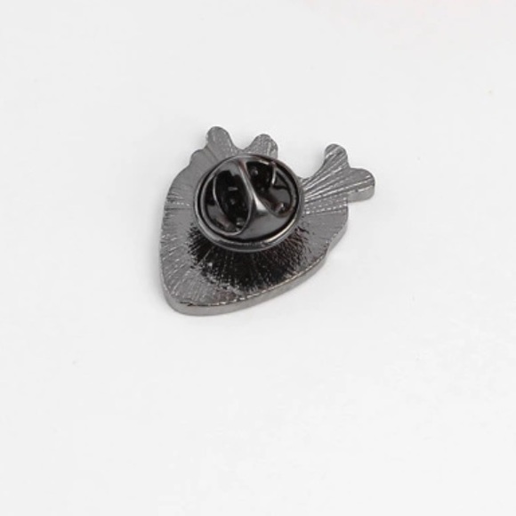 NEW Heart Science Physician Gift Enamel Pin Brooch - Picture 2 of 2